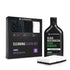 GLASSGUARD Glass Restoration Stain Remover Diamond Edition with Cleaning Cloth Kit, including microfibre multi-surface, bathroom, and glass cloths for cleaning glass and surfaces.