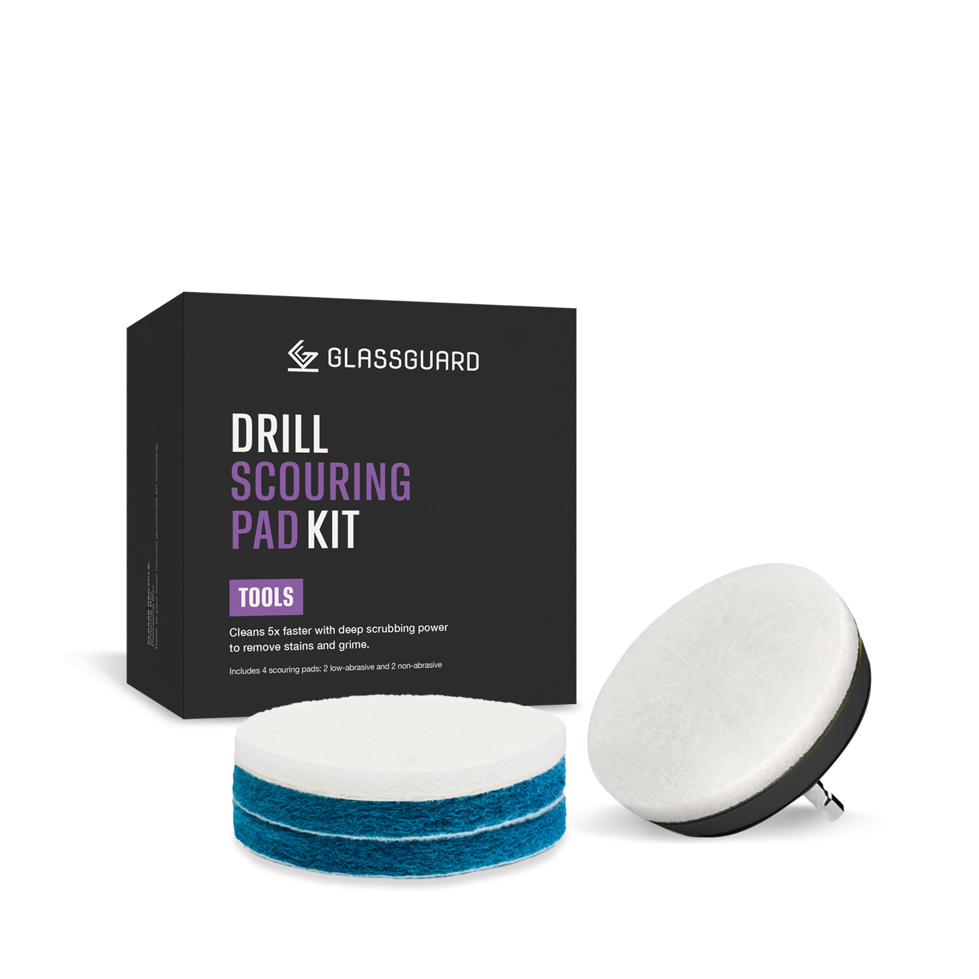 GLASSGUARD® Drill Scouring Pad Kit image