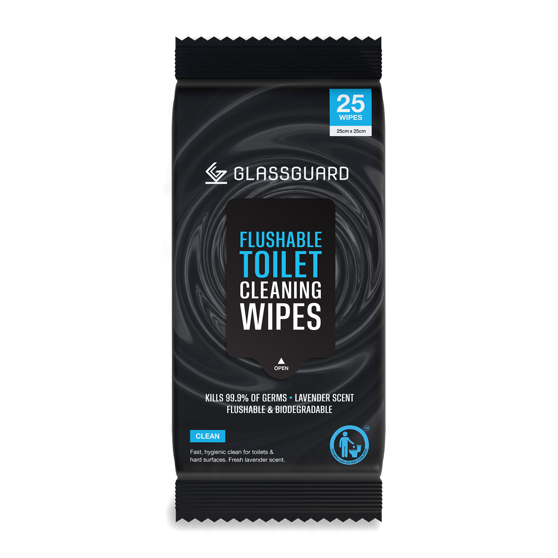 GLASSGUARD® Flushable Toilet Cleaning Wipes image