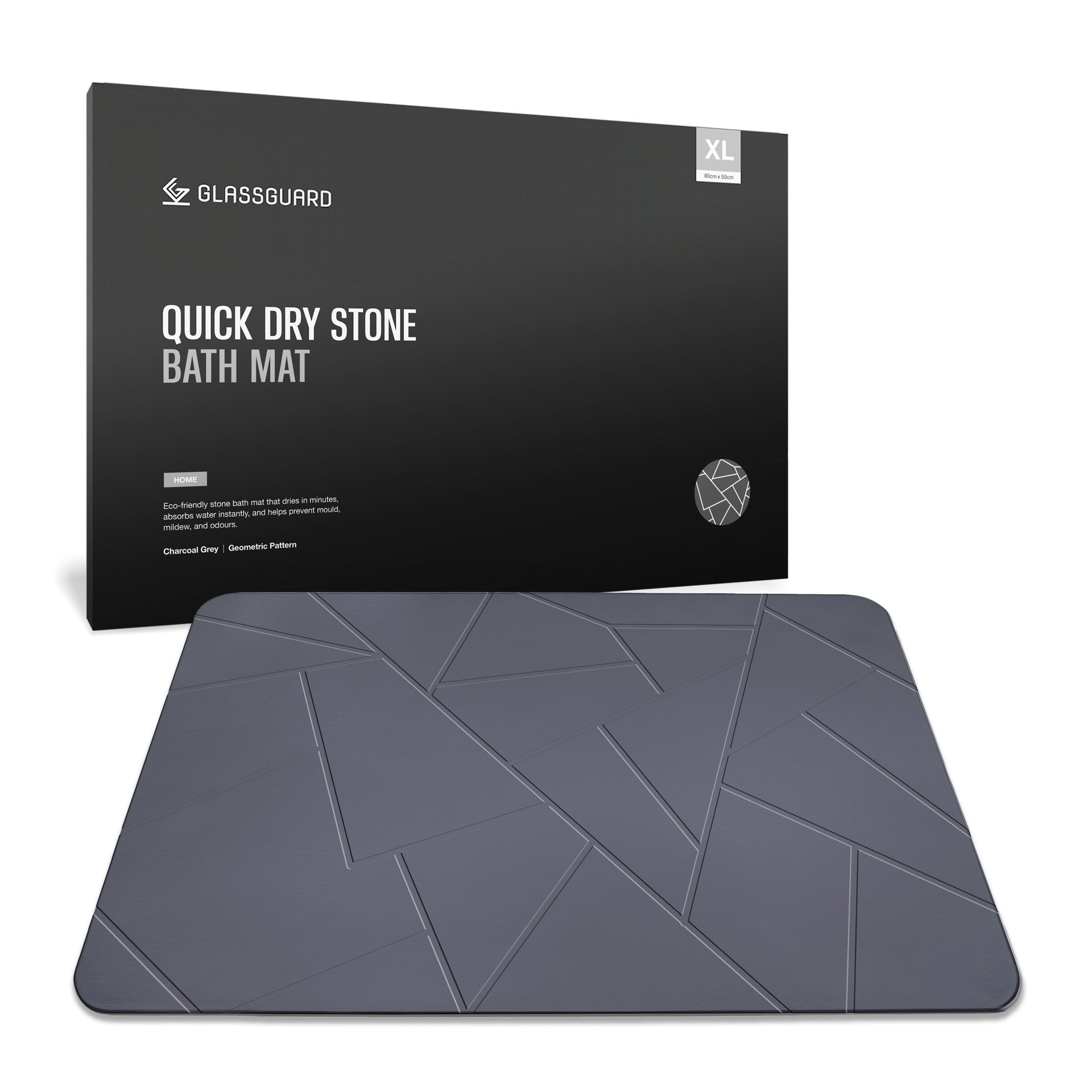 GLASSGUARD® Quick Dry Stone Bath Mat