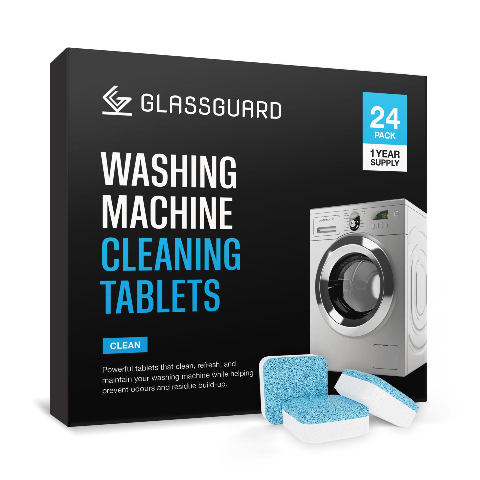 GLASSGUARD® Washing Machine Cleaning Tablets