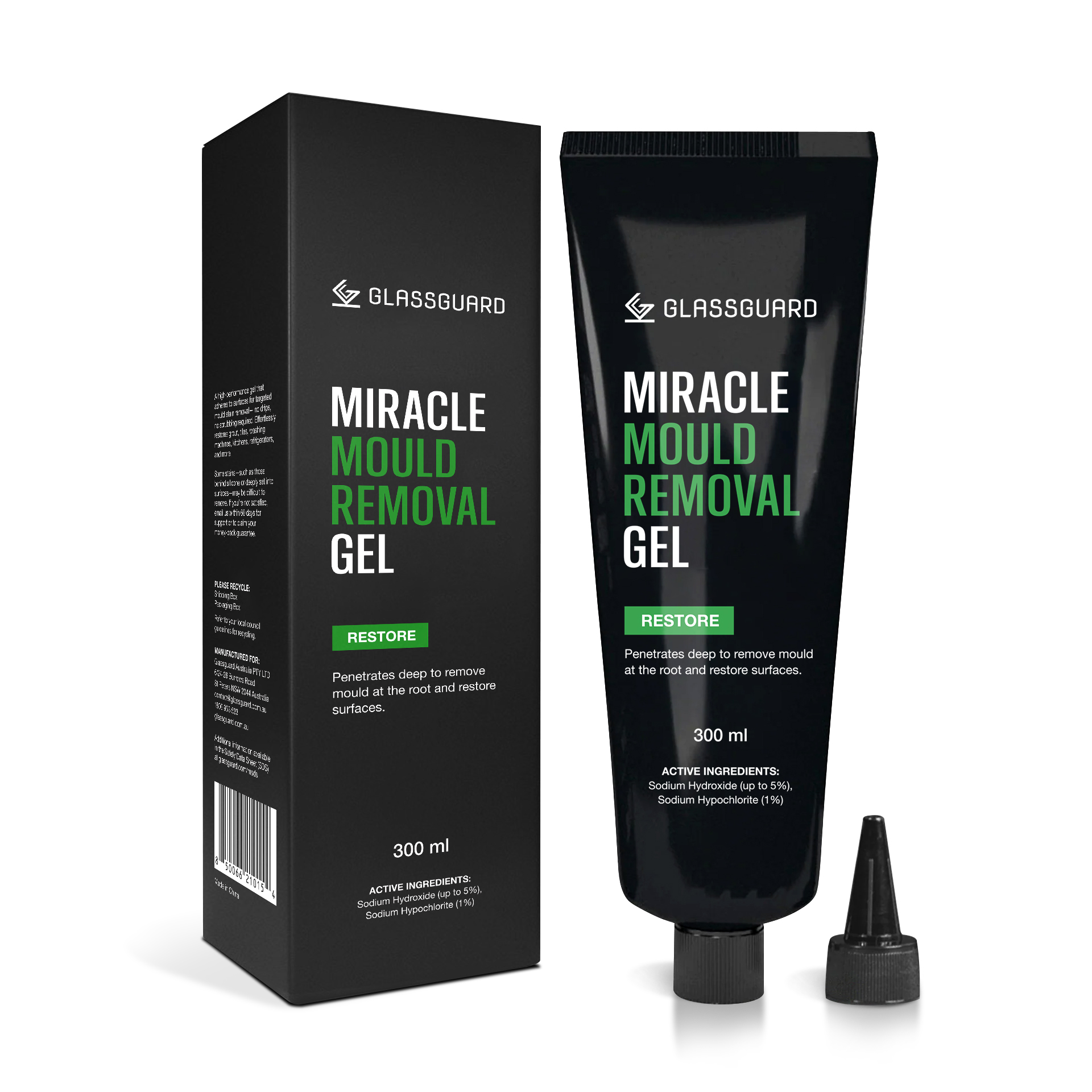 GLASSGUARD® Miracle Mould Removal Gel for Washing Machines image